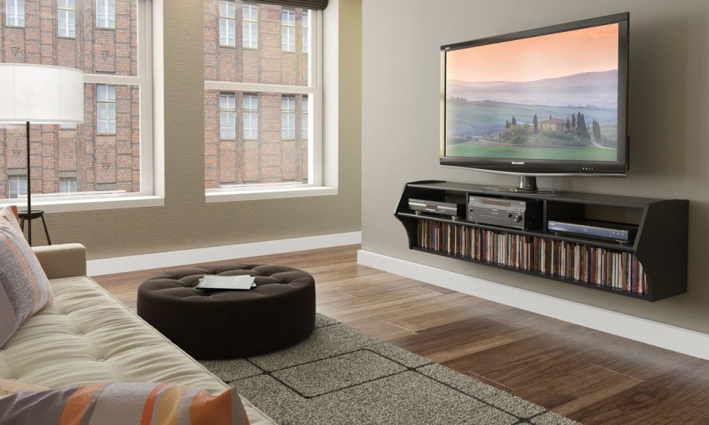 Save Space in your Living Room with TV Wall Mount | My Diy Home Tips ...