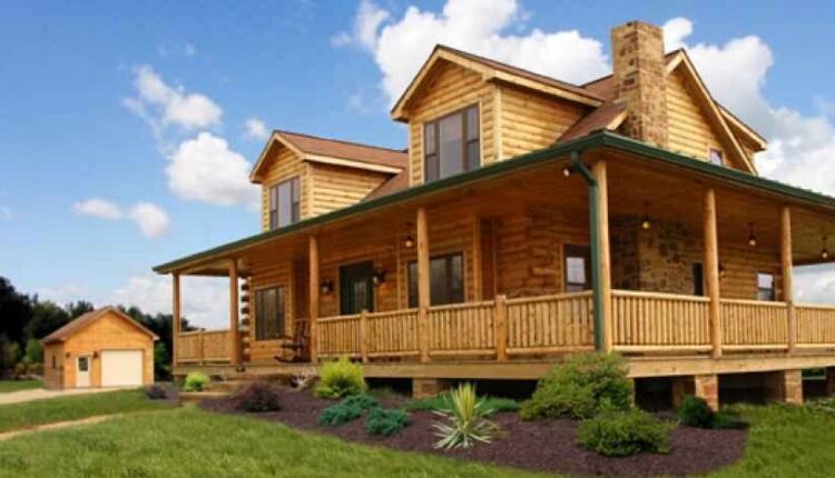 Handcrafted Log Home Year-Round